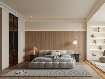现代卧室效果图