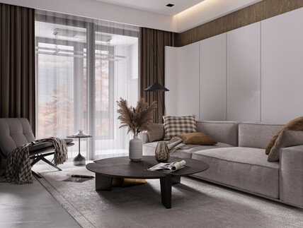 现代简约家装效果图