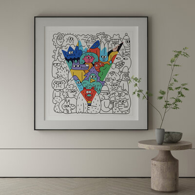 装饰画3d模型下载