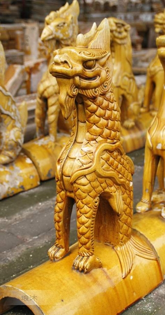 中国古建筑 -- 紫禁城屋顶上的仙人走兽