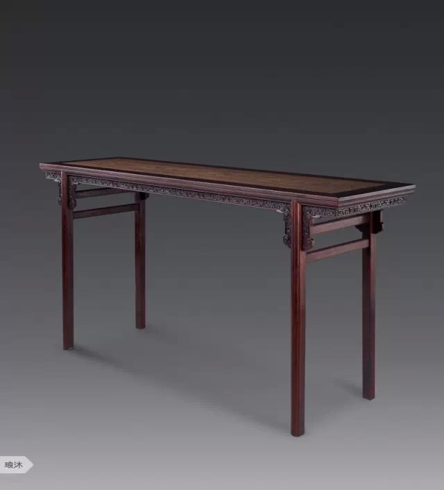 青云案桌福寿如意案桌汉代图案中已有卷草纹.