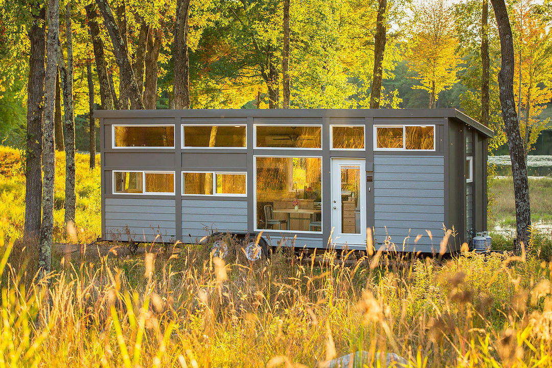 这些可移动的小木屋比房车便宜,而且更像个家