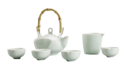 新中式白色茶具
