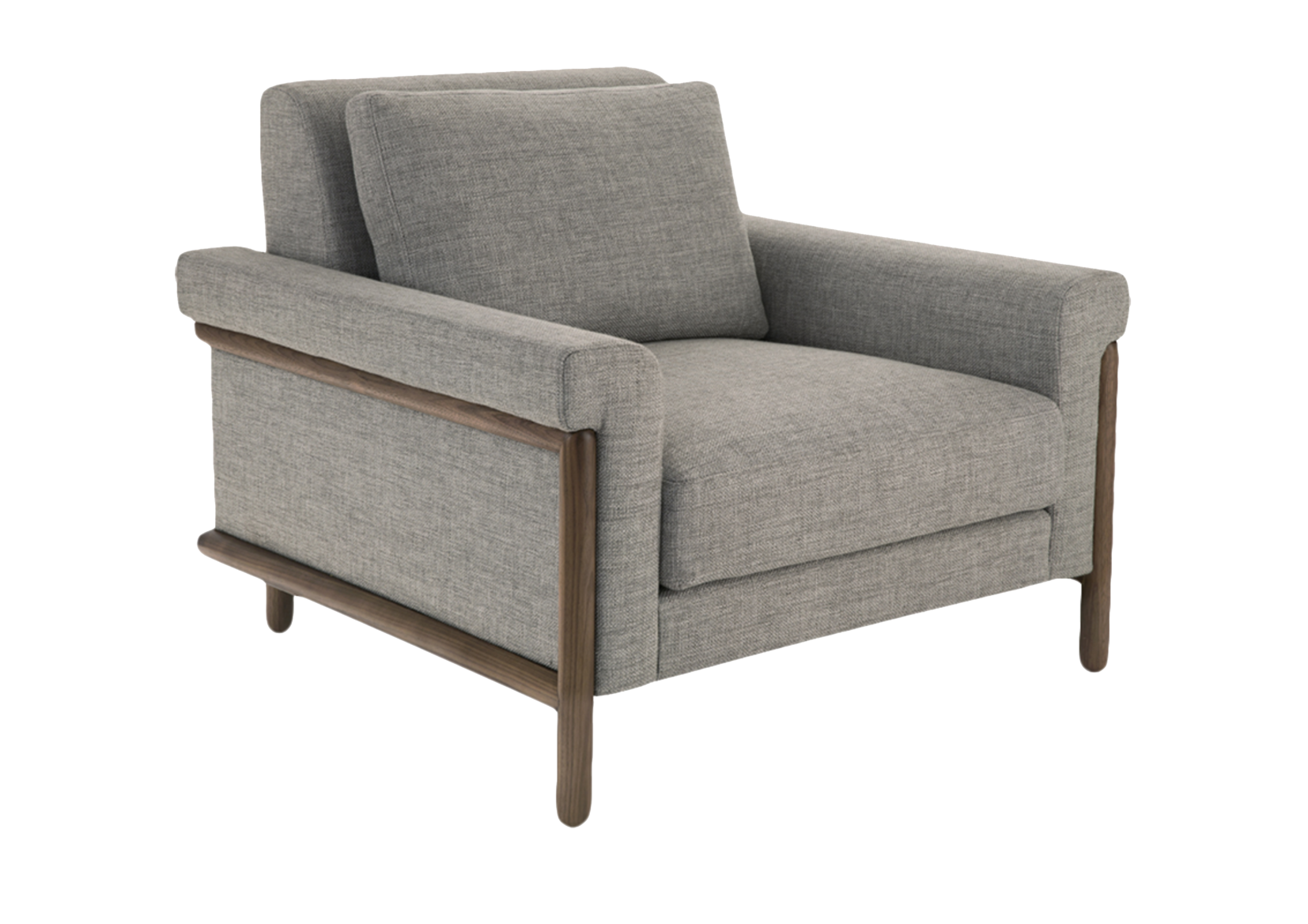 新中式单人沙发