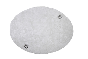 Fendi芬迪现代白色圆形地毯