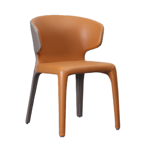 现代橙色餐椅