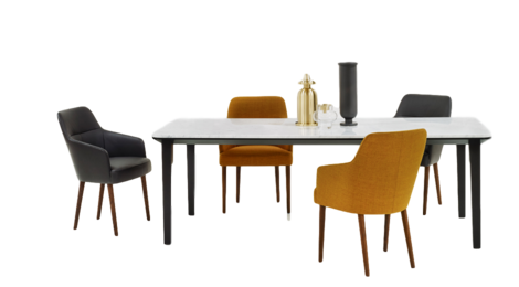 北欧现代餐桌椅