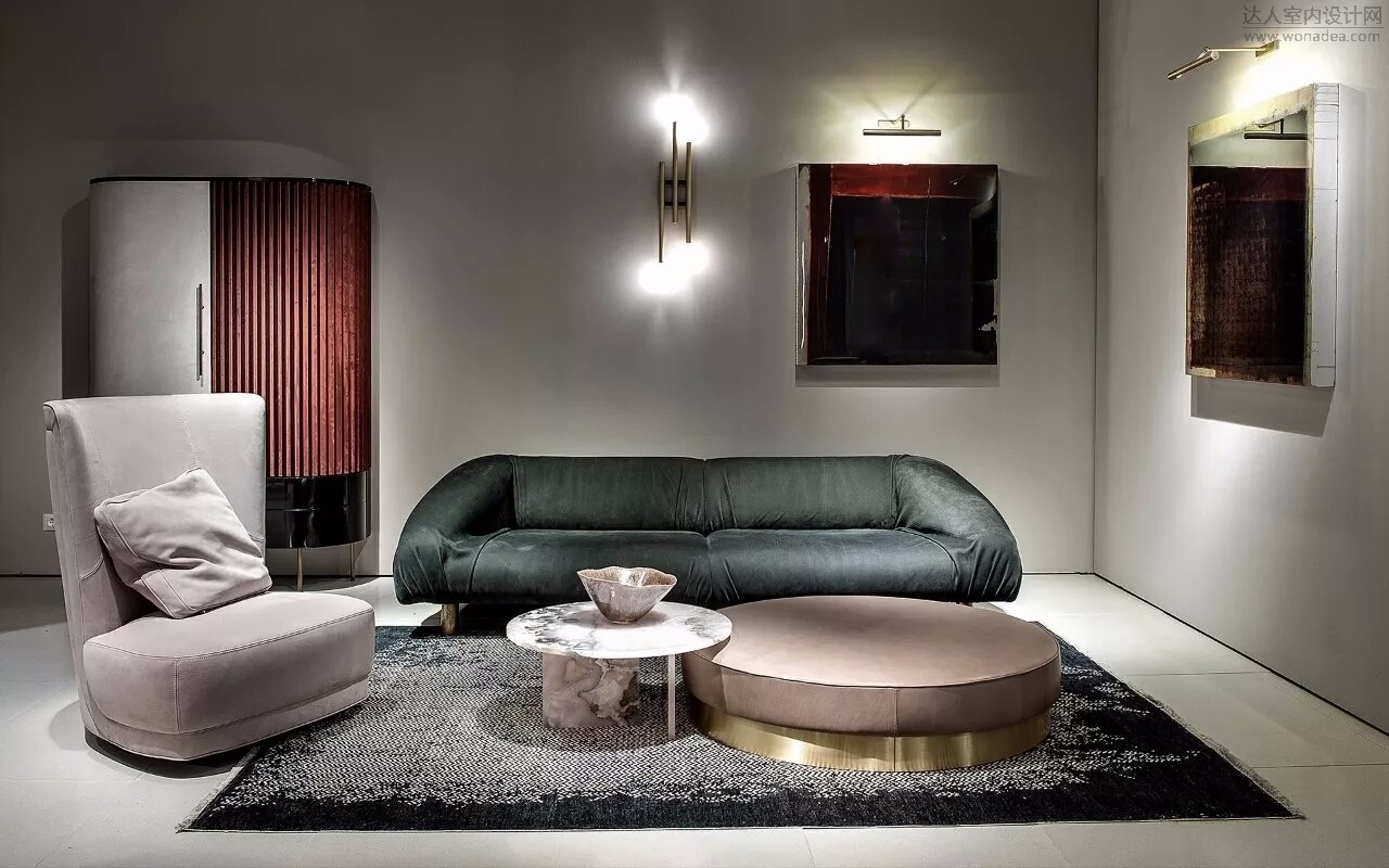 意大利baxter休闲椅沙发组合