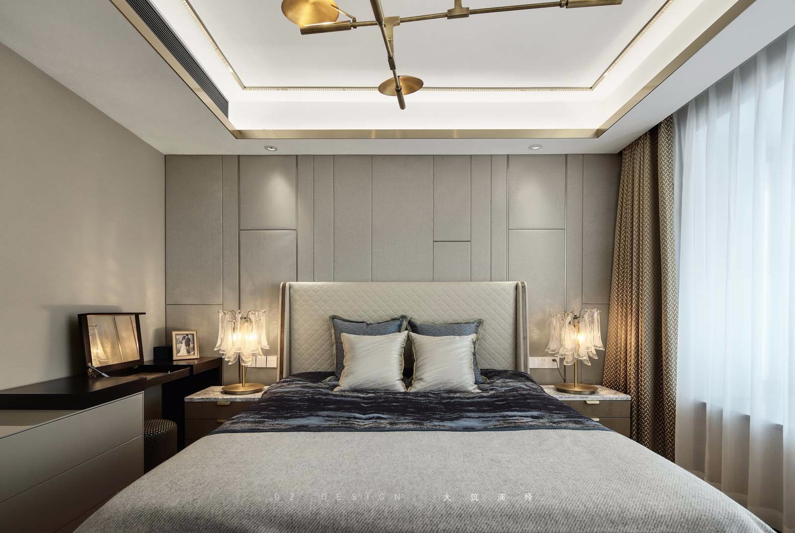 南京.中冶盛世滨江新中式样板间卧室