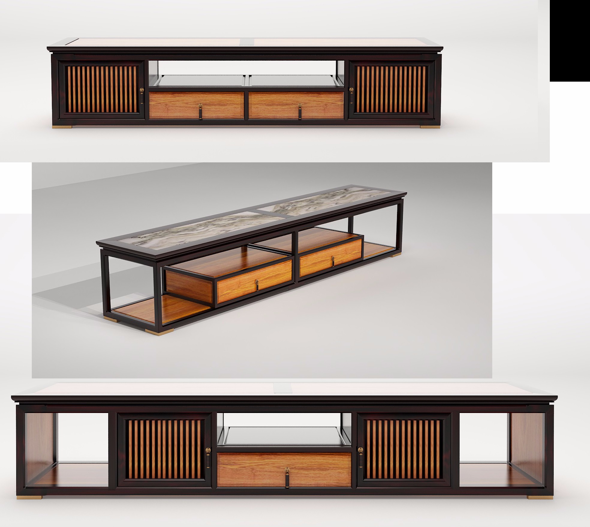 江南别院 新中式电视柜