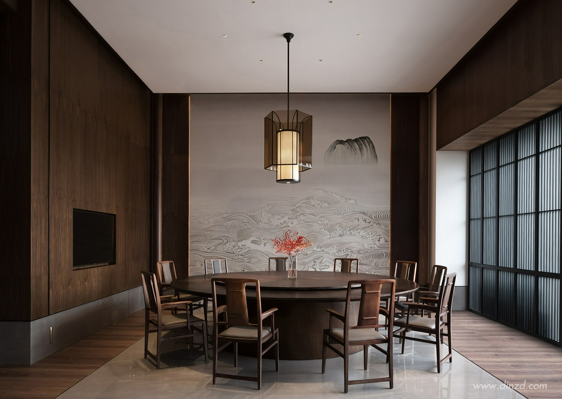 今古凤凰设计新中式酒店包间