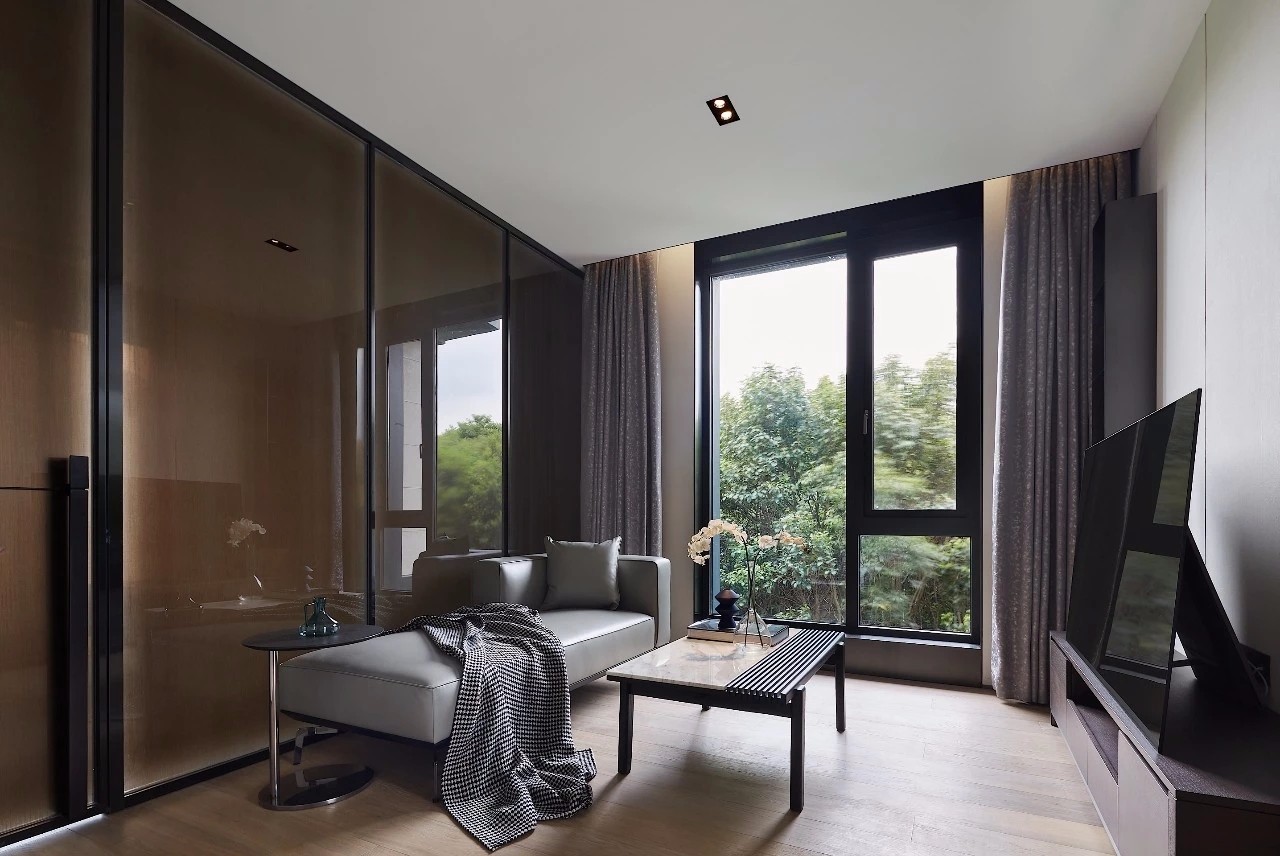 壹舍上海西郊明苑别墅现代休息室