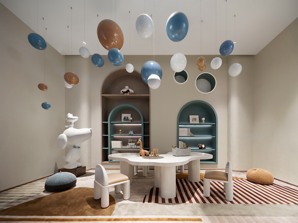 1217伊派设计现代售楼处儿童娱乐区