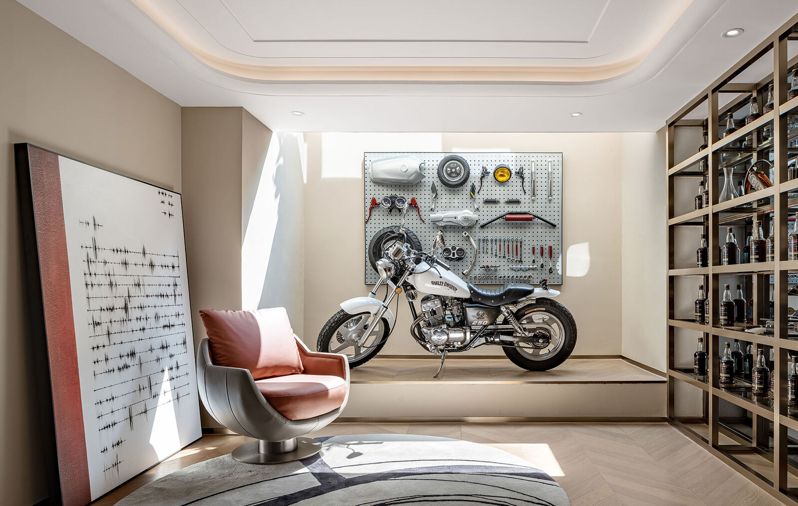西班牙多品牌摩托车展厅设计-建E网设计案例