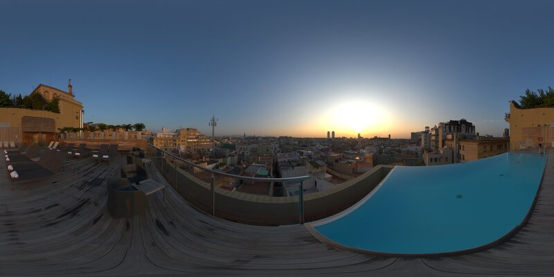 城市环境黄昏hdr全景贴图高清贴图