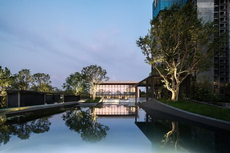 夜晚建筑外景3d贴图下载[id:102584154]_建e室内设计网