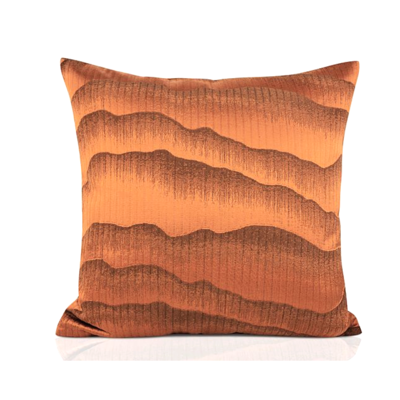 现代蓝色布纹抱枕