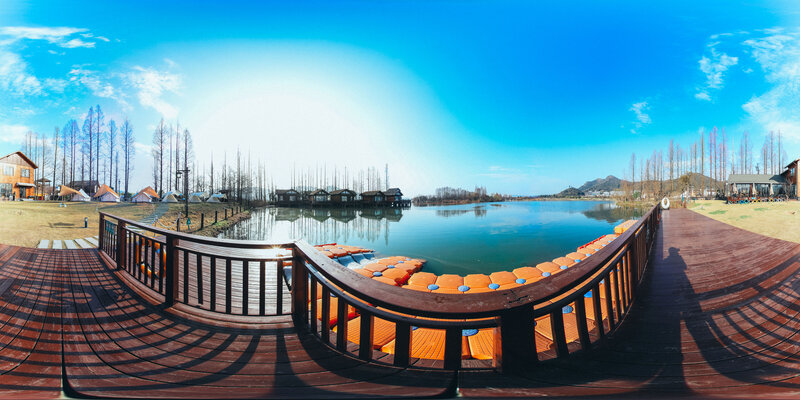 hdr城市傍晚全景