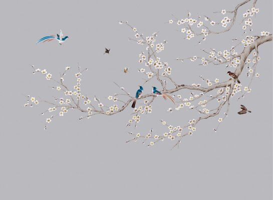 中式花鸟壁纸高清贴图