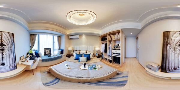 美容美发沙龙室内hdr3d贴图下载[id:107171588]_建e室内设计网