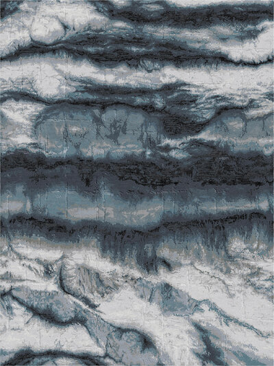 抽象蓝灰色地毯