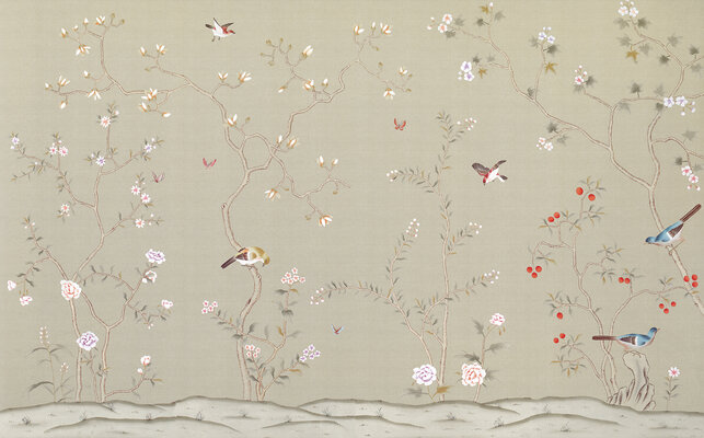 108941209新中式花鸟梅花图壁画墙纸4金点id:105533298新中式花鸟壁纸