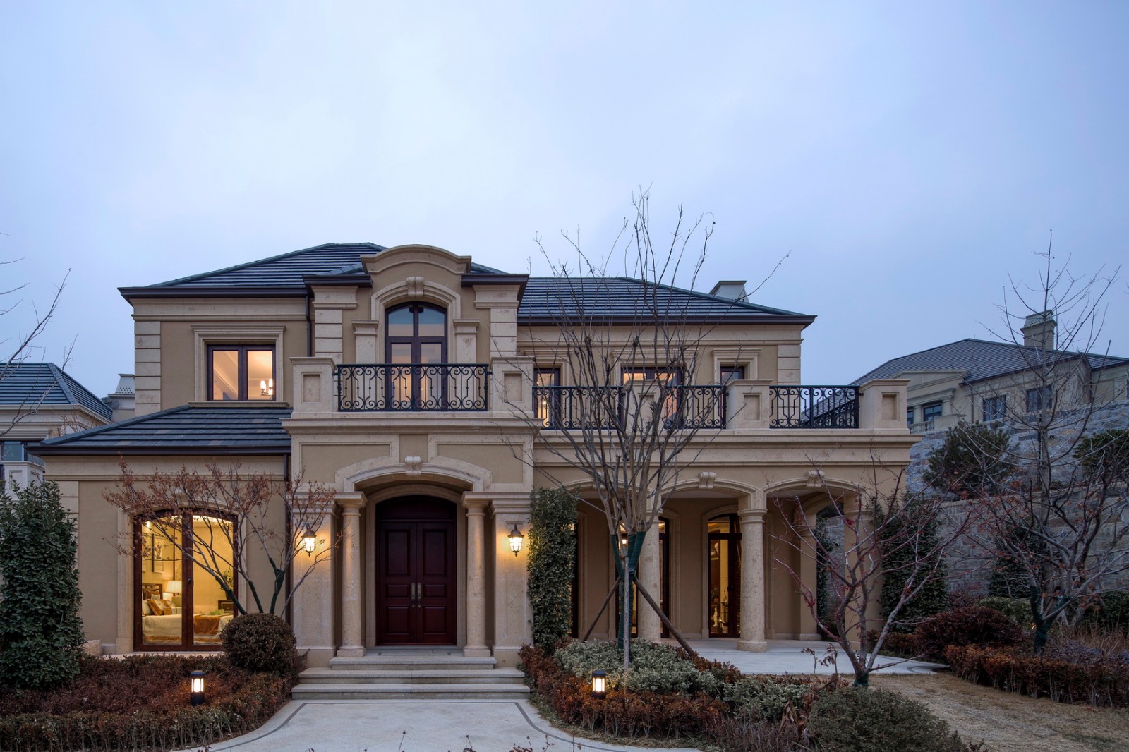 绿城·山东雪野湖桃花源什锦园法式s1户型设计案例