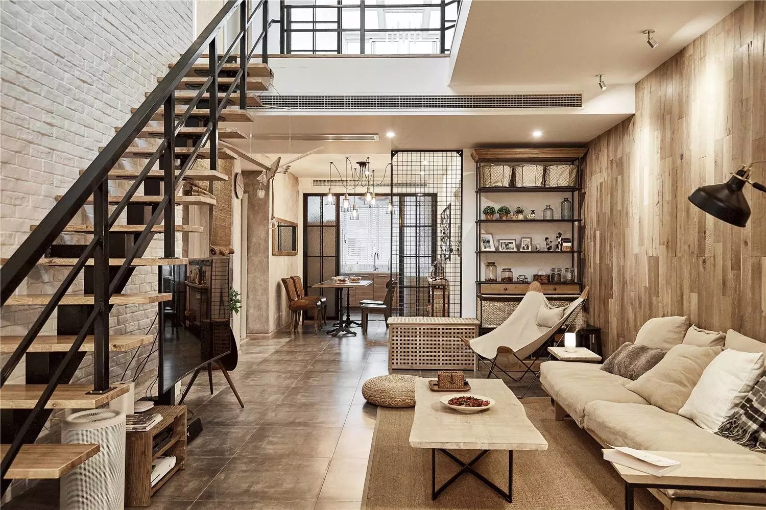 160㎡上海顶层复式改造设计