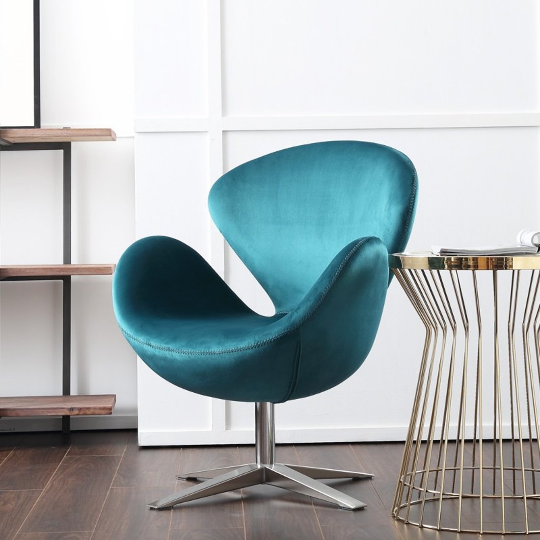 「蛋壳椅」360°旋转式金属蛋椅_家装选材_家居家具选材_装修材料上