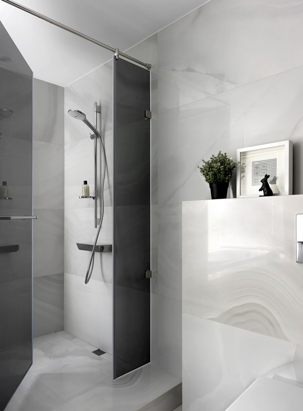 台湾黑白灰现代住宅 | 子境设计-建e室内设计网-设计案例