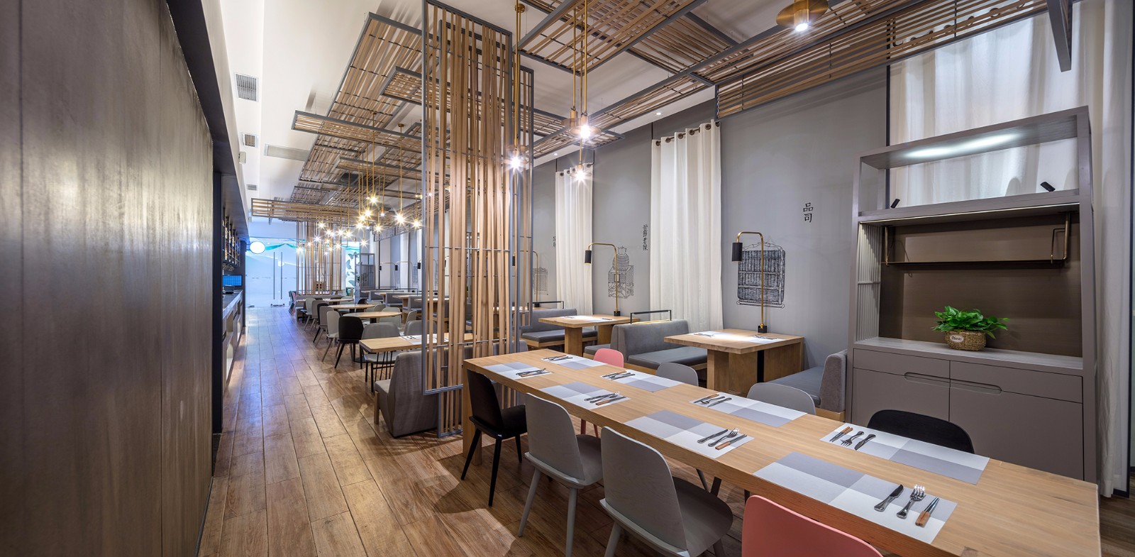 木元素轻食餐厅 | 上瑞元筑设计-建e室内设计网-设计案例