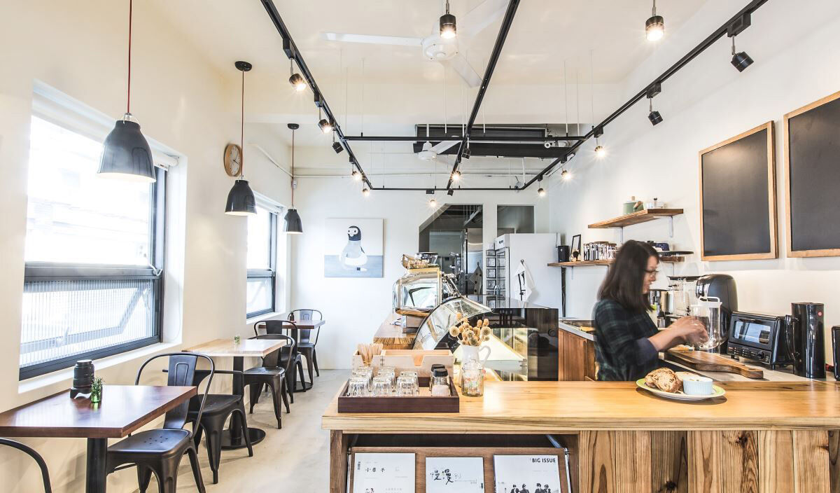 台湾现代风格咖啡馆 | 禾方设计