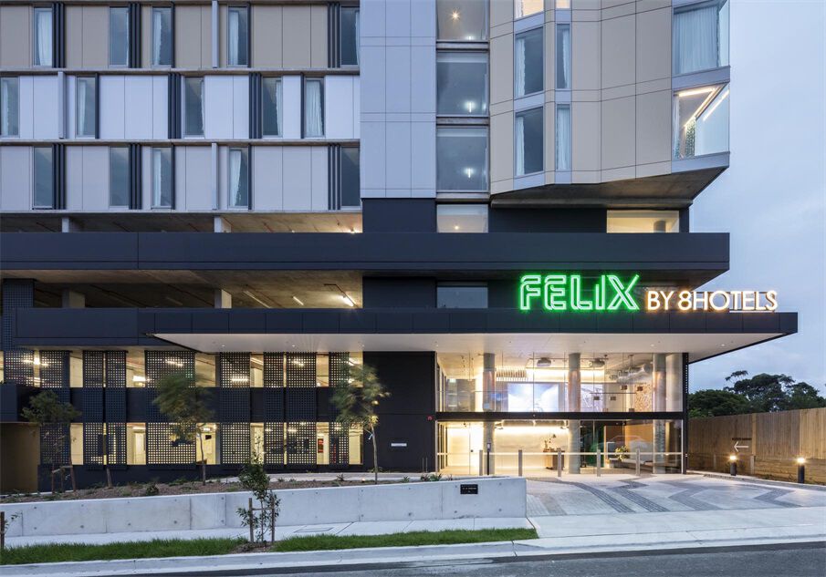 悉尼国际机场旁FELIX艺术酒店设计案例