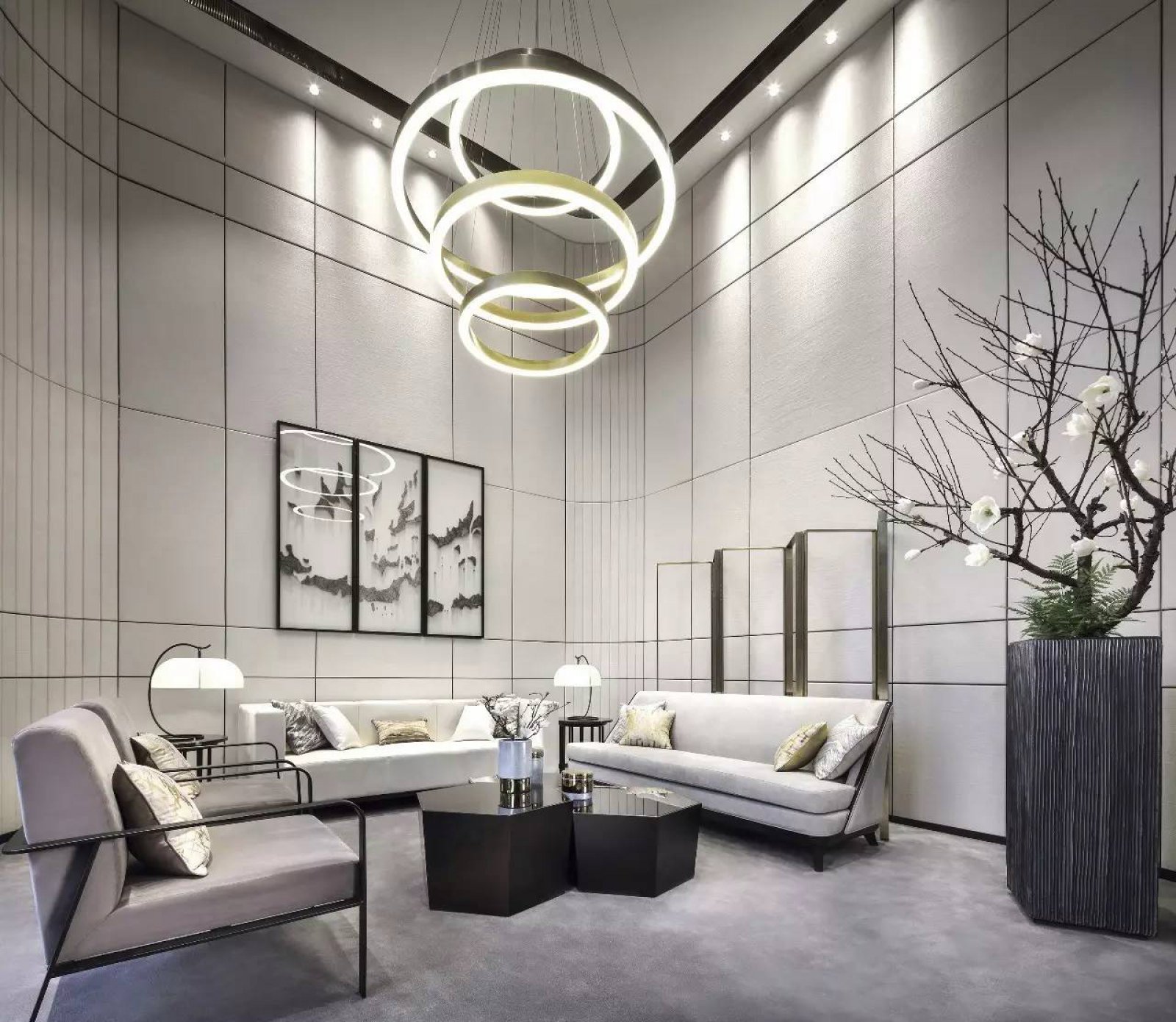 杭州华夏四季销售中心 梁景华-建e室内设计网-设计案例