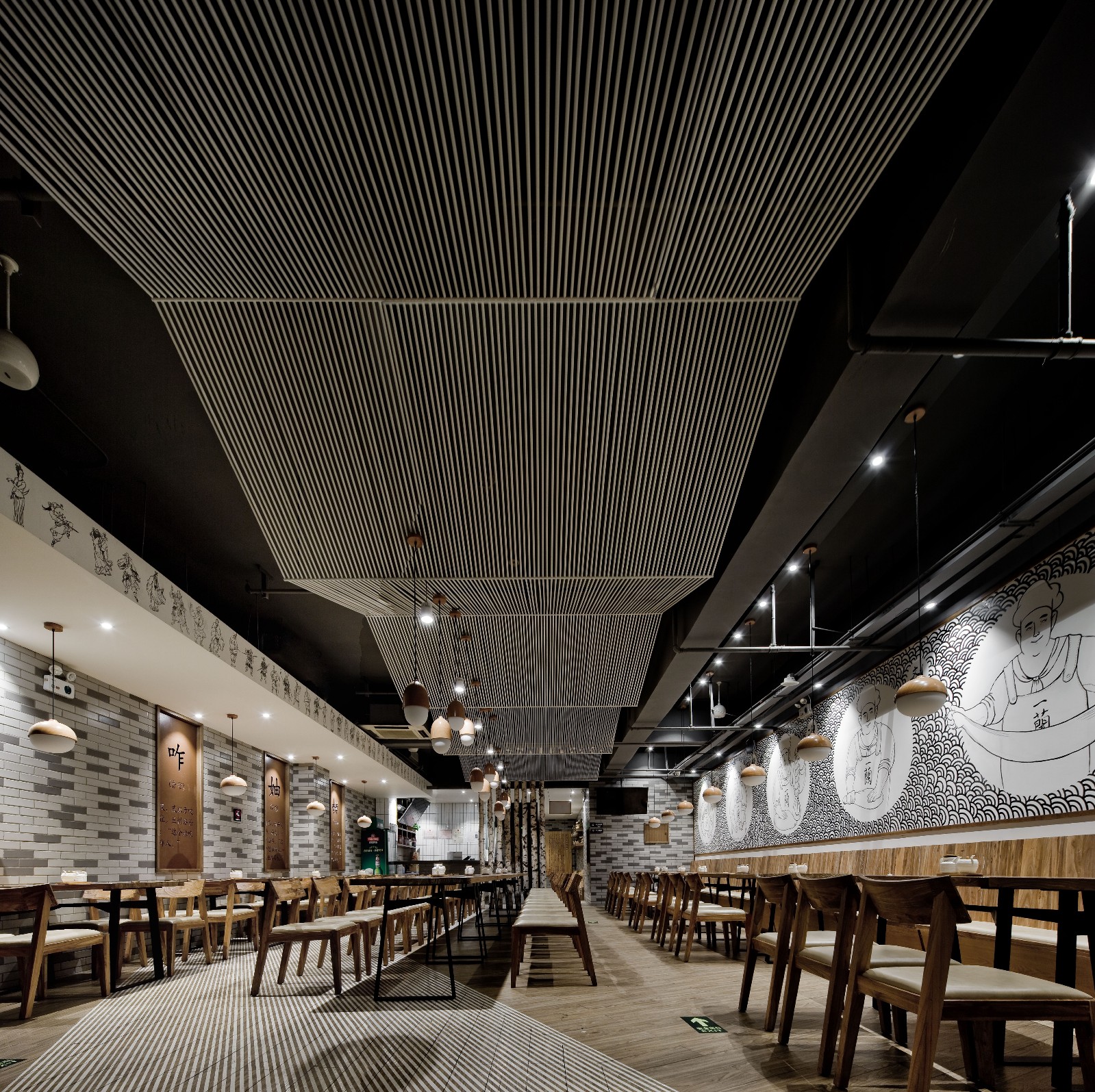 一阑牛肉面-建e室内设计网-设计案例