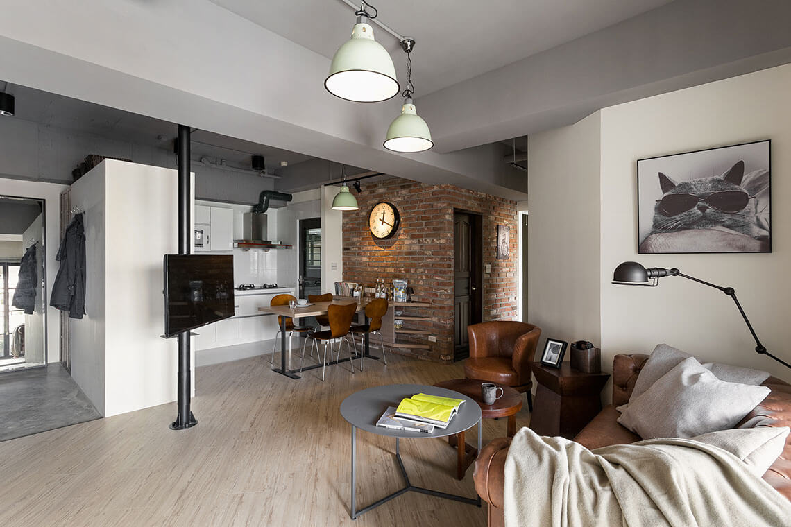 实用收纳的美式工业风住宅 | 春雨设计