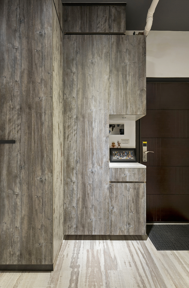 仿古洗白木地板 衬托沉稳工业风