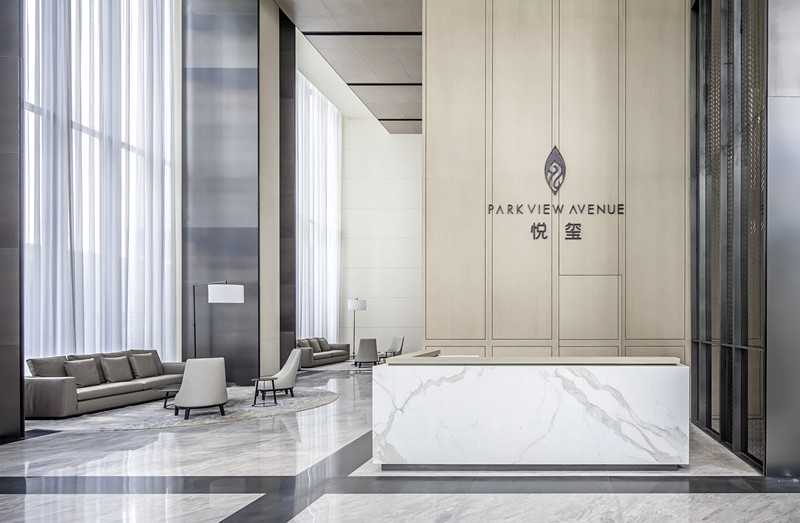 华润前海·悦玺公寓大堂 | 设计共和
