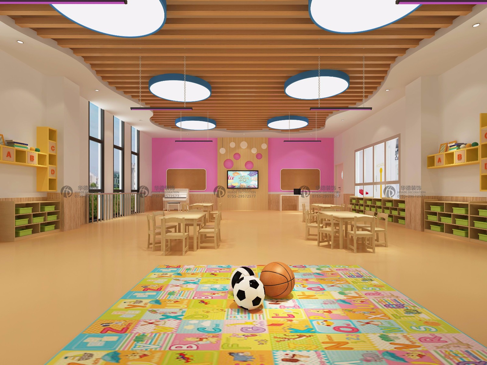 大型国际幼儿园学校大门设计图片欣赏_装信通网效果图
