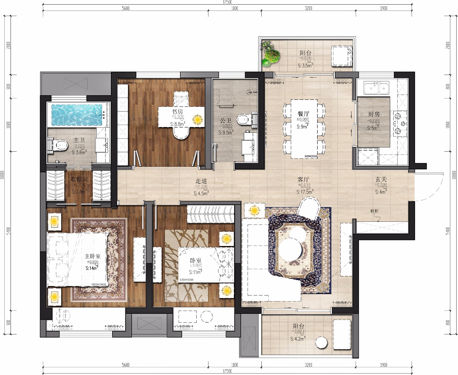 郑州康桥·香溪郡大平层样板房 | zpd臻品空间设计