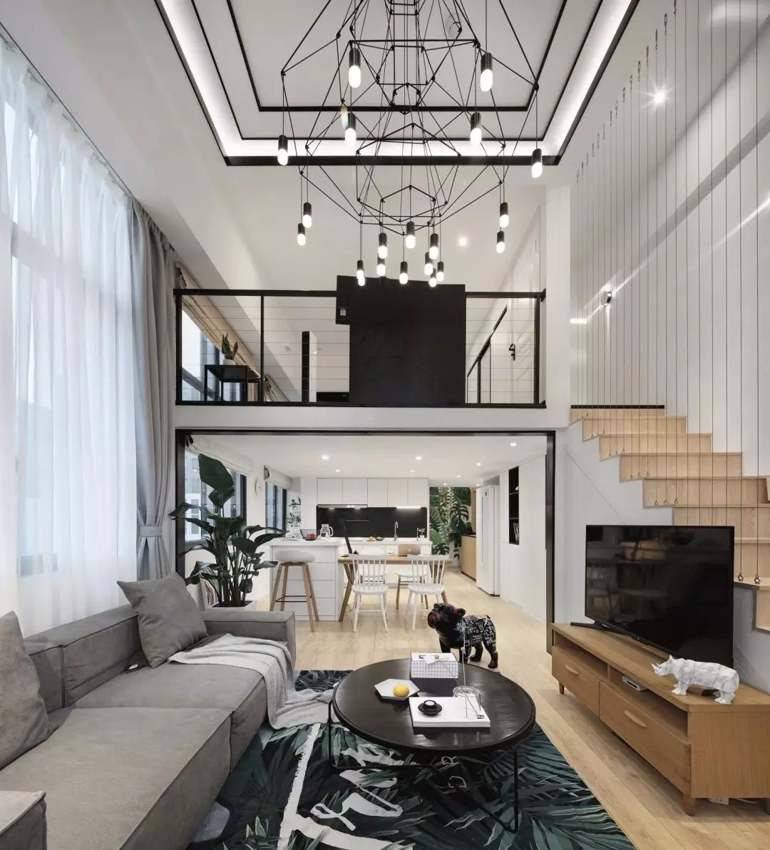 60㎡loft单身公寓 | 上海费弗空间设计-建e网设计案例移动端