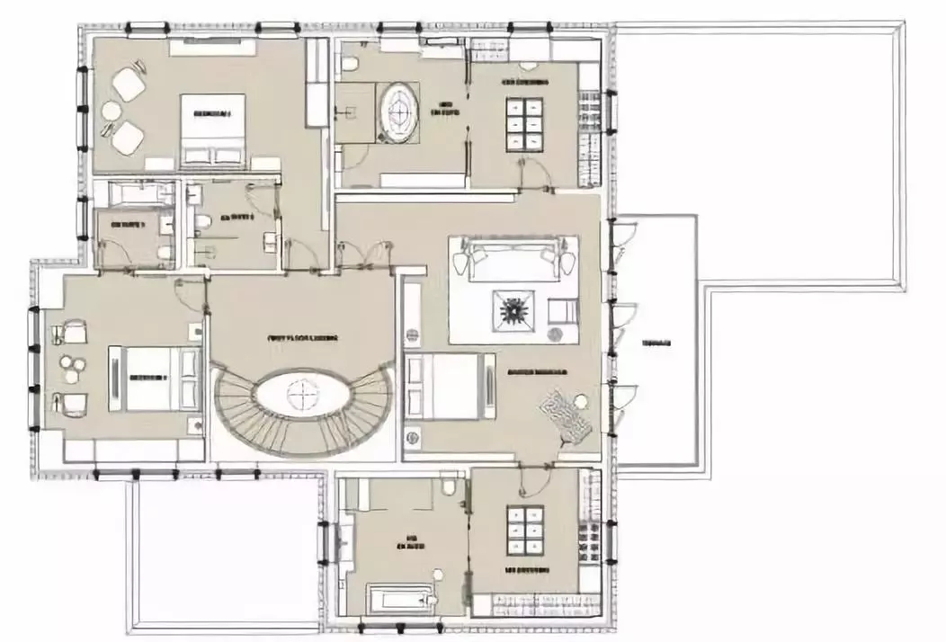 奢华的再定义 - 伦敦 High Trees 别墅 | kelly Hoppen 新作-设计案例-建E室内设计网