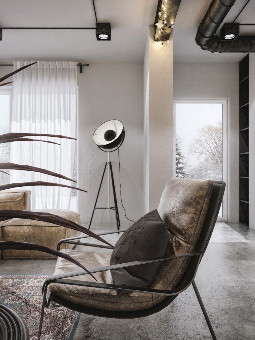 立陶宛现代阁楼室内设计 | IDwhite Studio设计案例