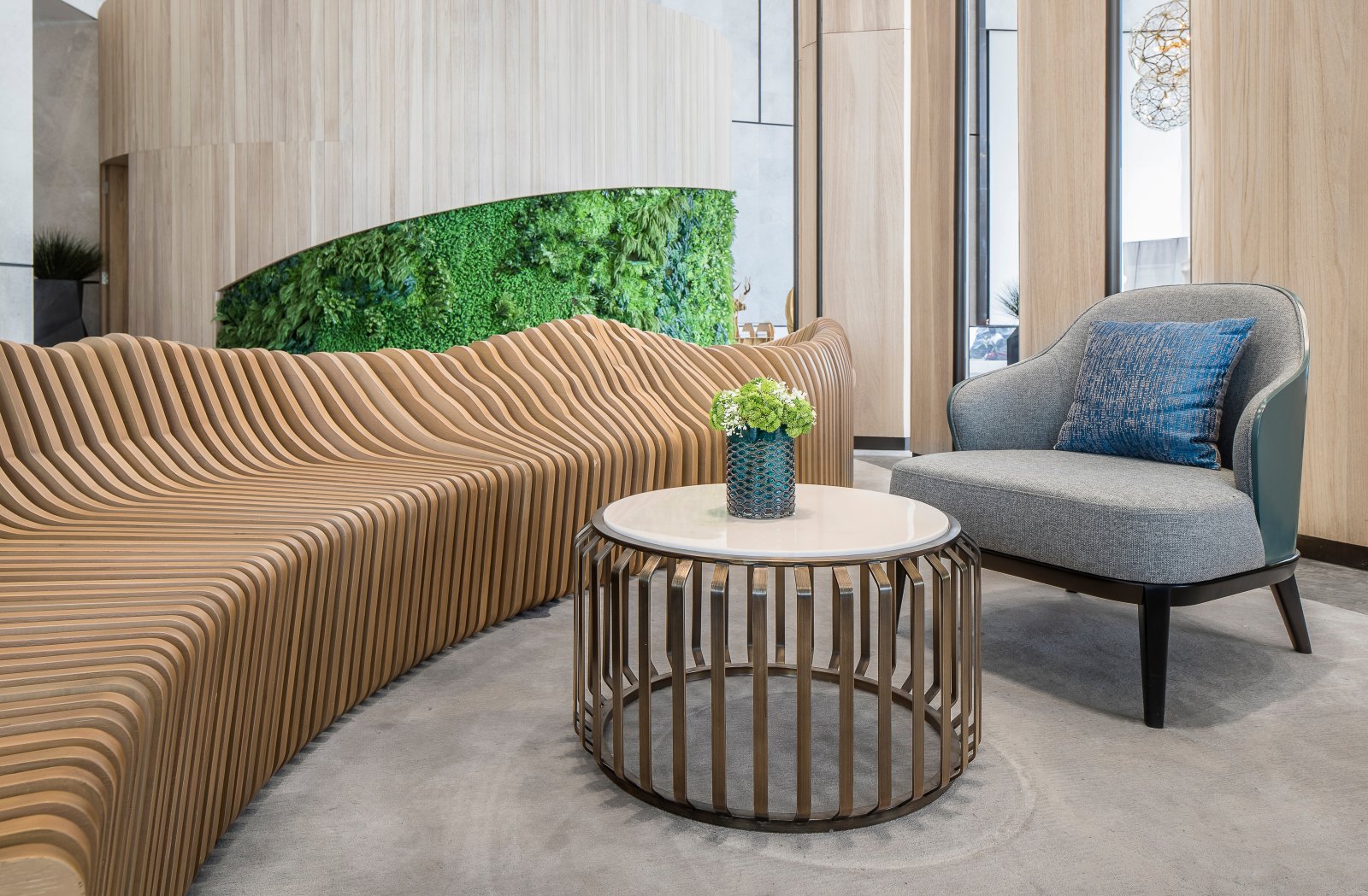 三亚鸿洲天玺售楼处:贯穿自然的艺术力量