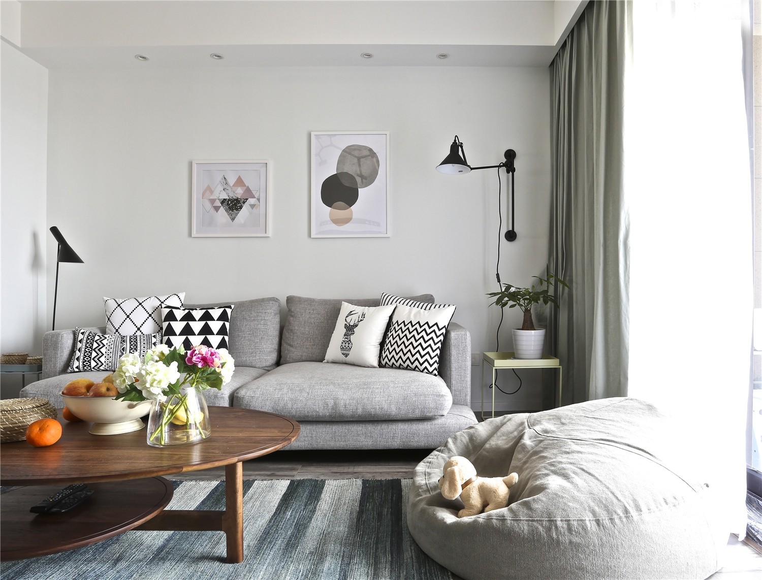 糖果·136㎡西溪融庄简约风住宅 | tk设计