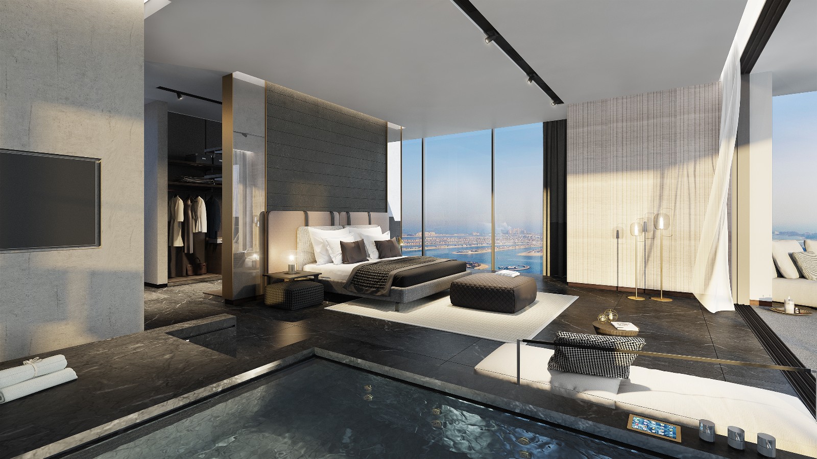 迪拜Luxury Hotel in Dubai豪宅官方摄影-设计案例-建E室内设计网