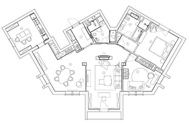 143m² 半木结构 Loft 住宅 | Vladislav Grachikov-建E网设计案例移动端
