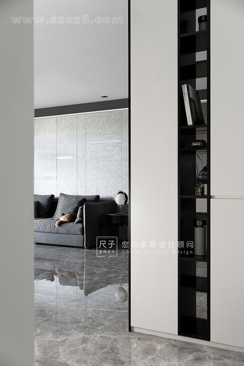臻境·175㎡黑白灰大宅，演绎品质生活 | 尺子室内设计
