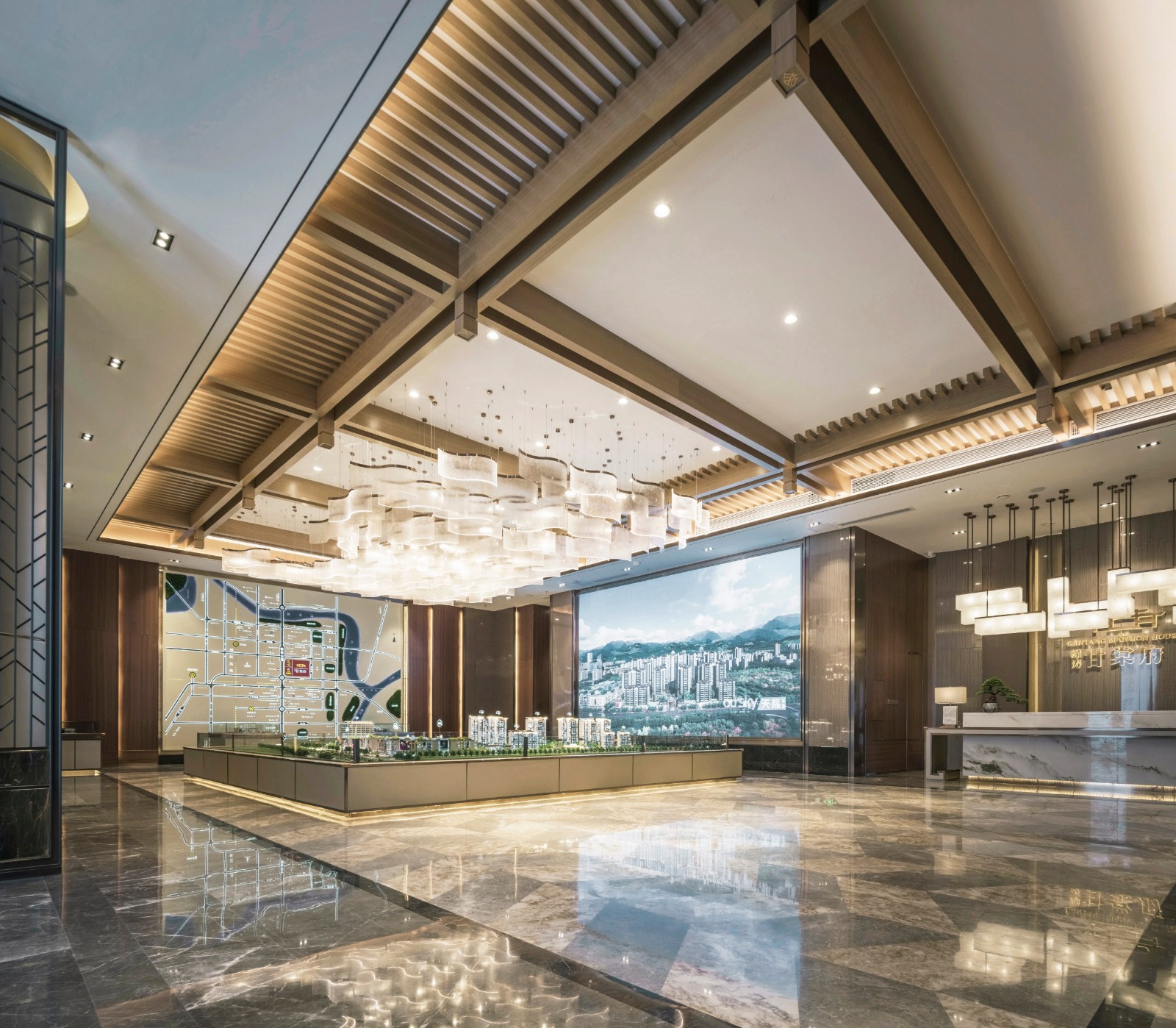绿涛甘棠府售楼部 | 景地组室内设计-建E网设计案例