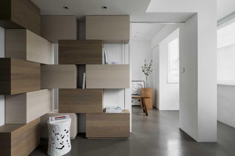 重叠法实现功能和空间共享,台北79m住宅 | studio in2